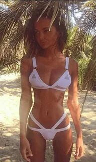 white bandage bikini cheap online