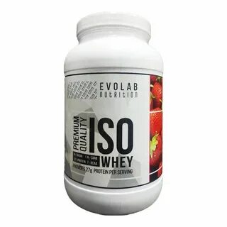 Evolab Nutrition ISO Whey Клубника 908 грамм