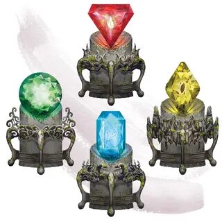 Камень элементаля Elemental gem / Магические предметы D&D 5 
