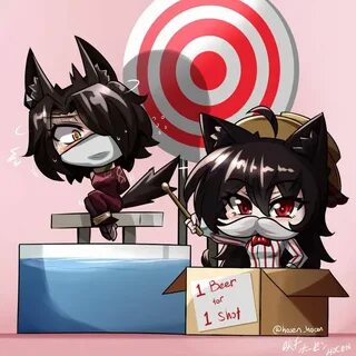 RWBY - Chibi Raven n Cinder Anyone want a shot by https://ww