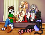 Tickled Bunnies by WufFeet -- Fur Affinity dot net