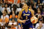 Candace Parker In Blue Dress Super WAGS - Hottest Wives and 