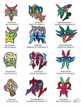 Zodiac Cusps Tattoo Designs, Colored by Wolfrunner6996 Leo z