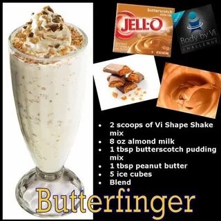 Butterfinger Shake Herbalife shake recipes, Protein shake re