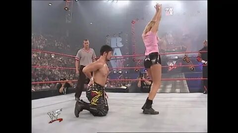 Torrie Wilson and Tajiri Vs Stacy Keibler and Tazz Raw 01-10