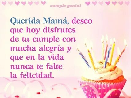 Disfruta de tu cumple, mamá - Cumple Genial