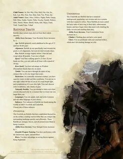 Ratfolk 2 Dnd 5e homebrew, Dungeons and dragons races, Home 