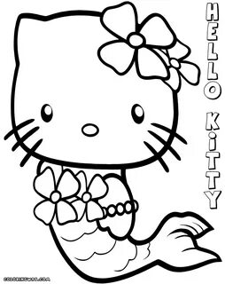 Hello Kitty Mermaid coloring pages Coloring pages to downloa