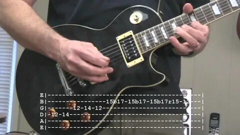 Play That Funky Music Guitar Solo with Tab - YouTube