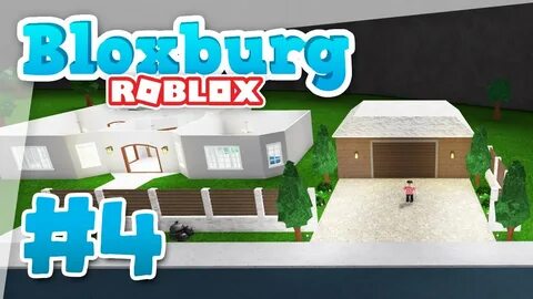 Bloxburg #4 - NEW GARAGE BUILD (Roblox Welcome to Bloxburg) 