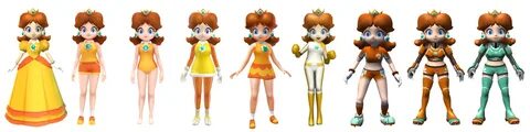 Princess Daisy's Outfits by Daisy9Forever.deviantart.com on 