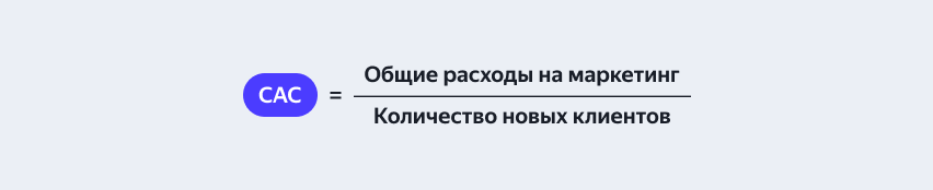 Формула CAC