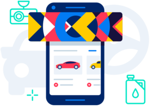 Баннер на мобильной версии Авто.ру