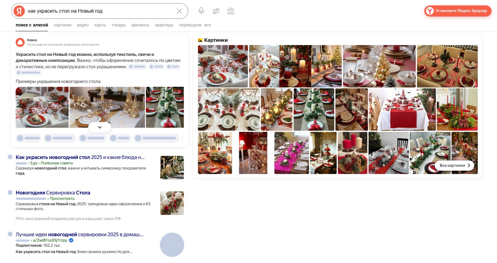 Статьи релевантные поисковому запросы