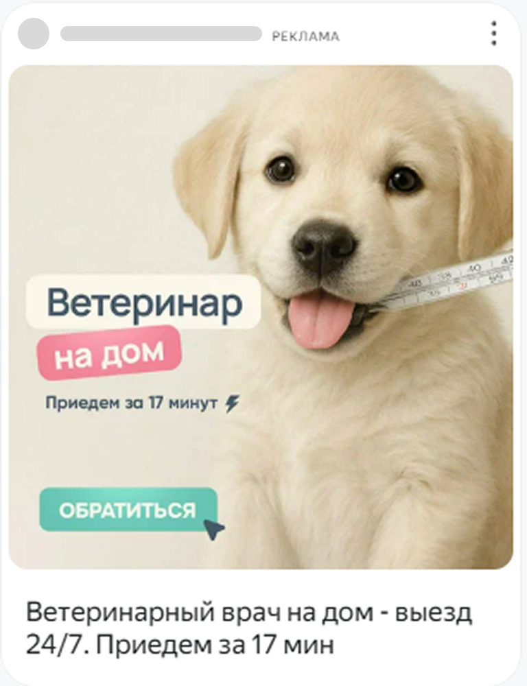 Объявление в Рекламной сети Яндекса