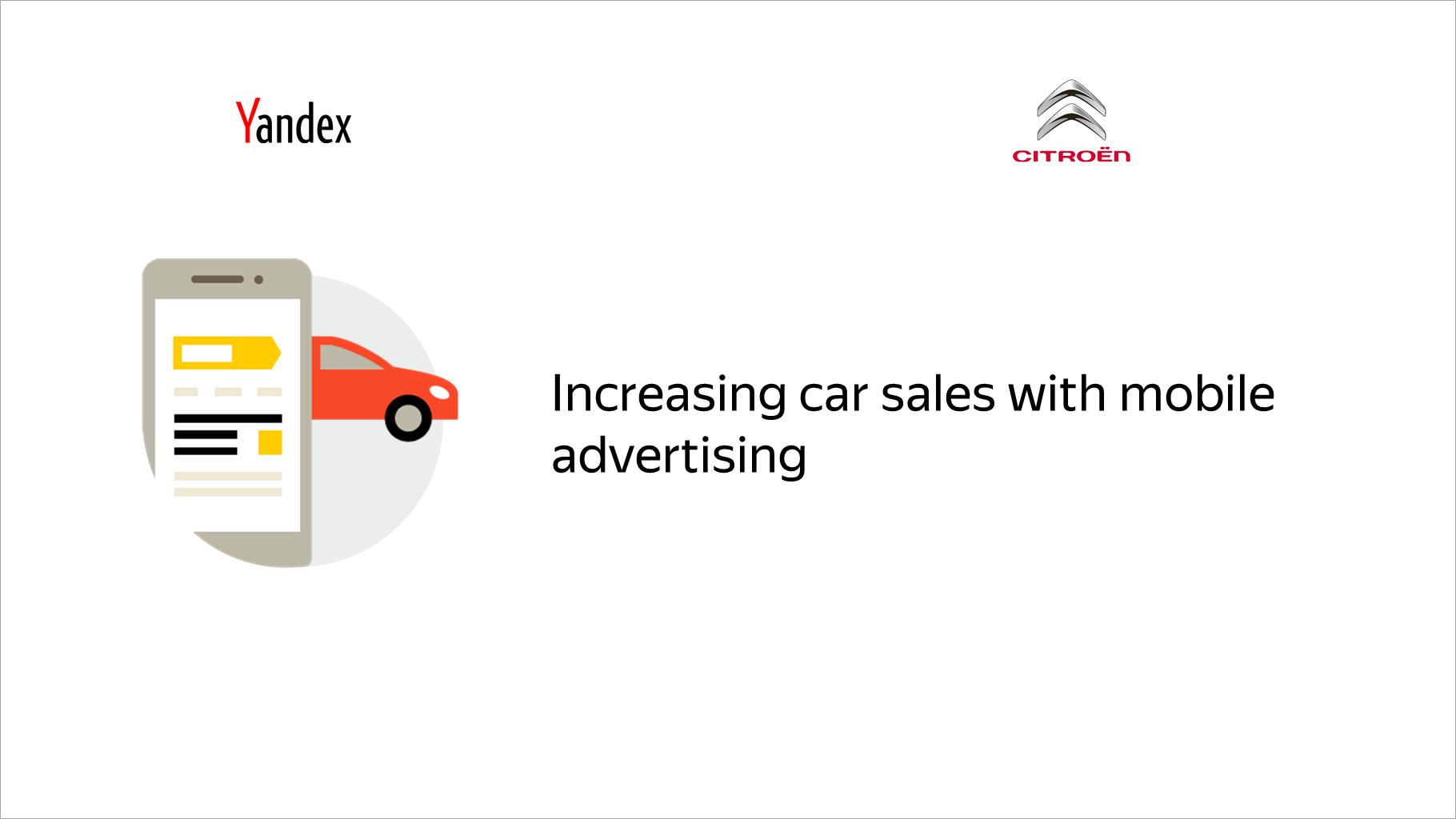 Increasing car sales with mobile advertising