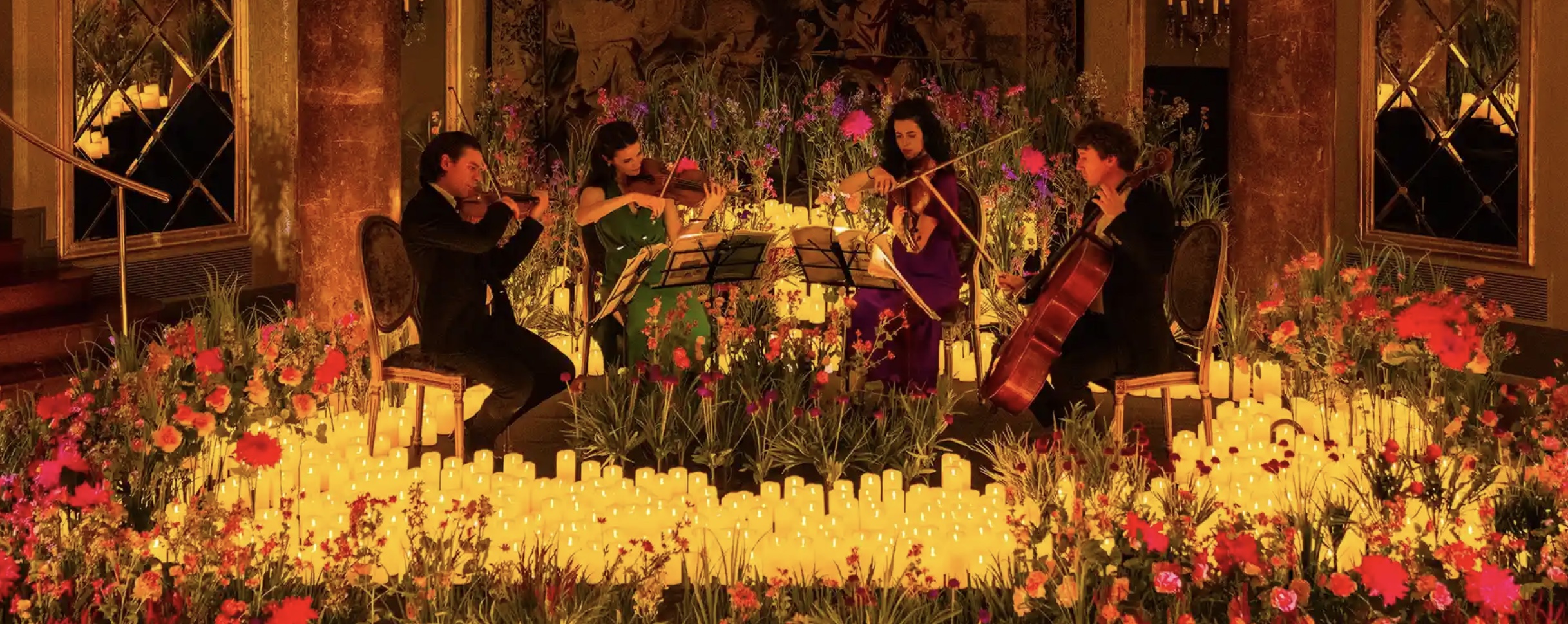 Афиша: Оркестр при свечах. Цветочная рапсодия в Твери 25 апреля 2026