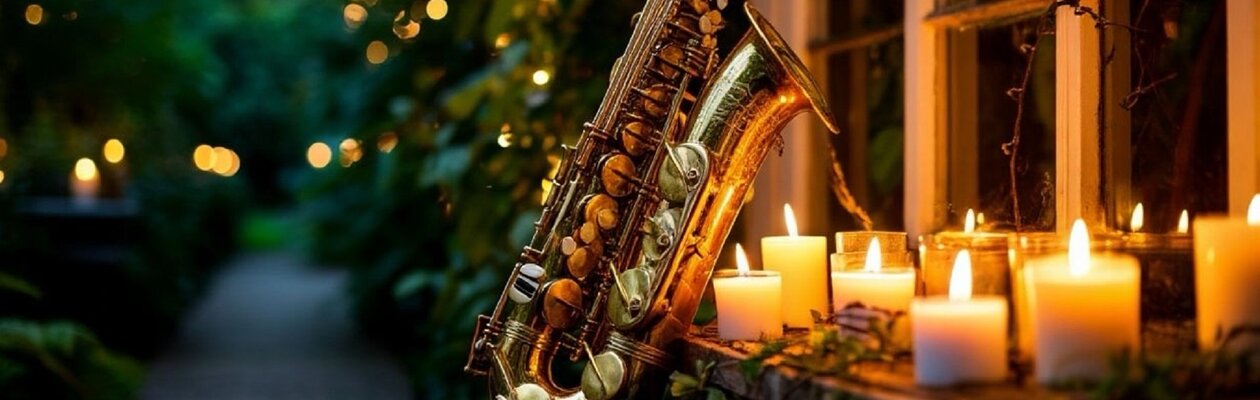 Романтический джаз при свечах в оранжерее