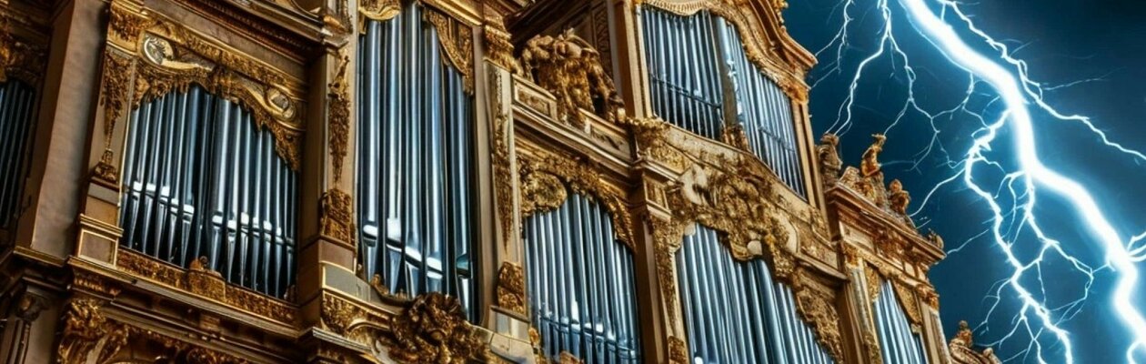 Рок-хиты на органе при свечах