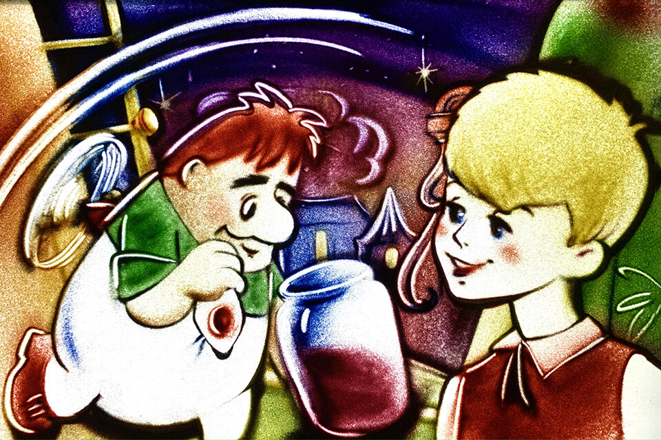 Музыка Союзмультфильма с песочной анимацией