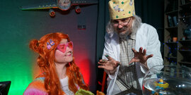 Учёная семейка и квадрокоптер