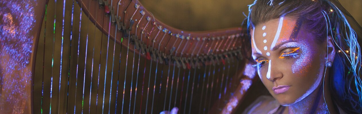 Арфа в темноте