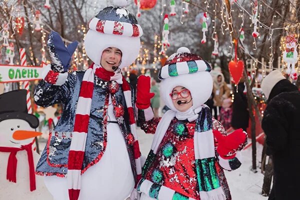 Снеговиль. Замок, где живут Снеговики и Дед Мороз
