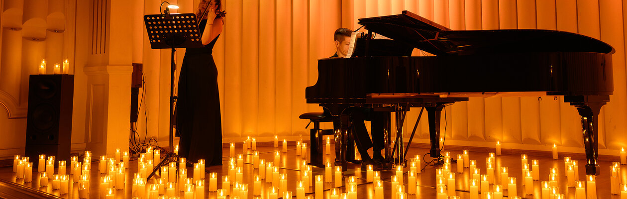 Шедевры Миядзаки и Хисаиси при свечах