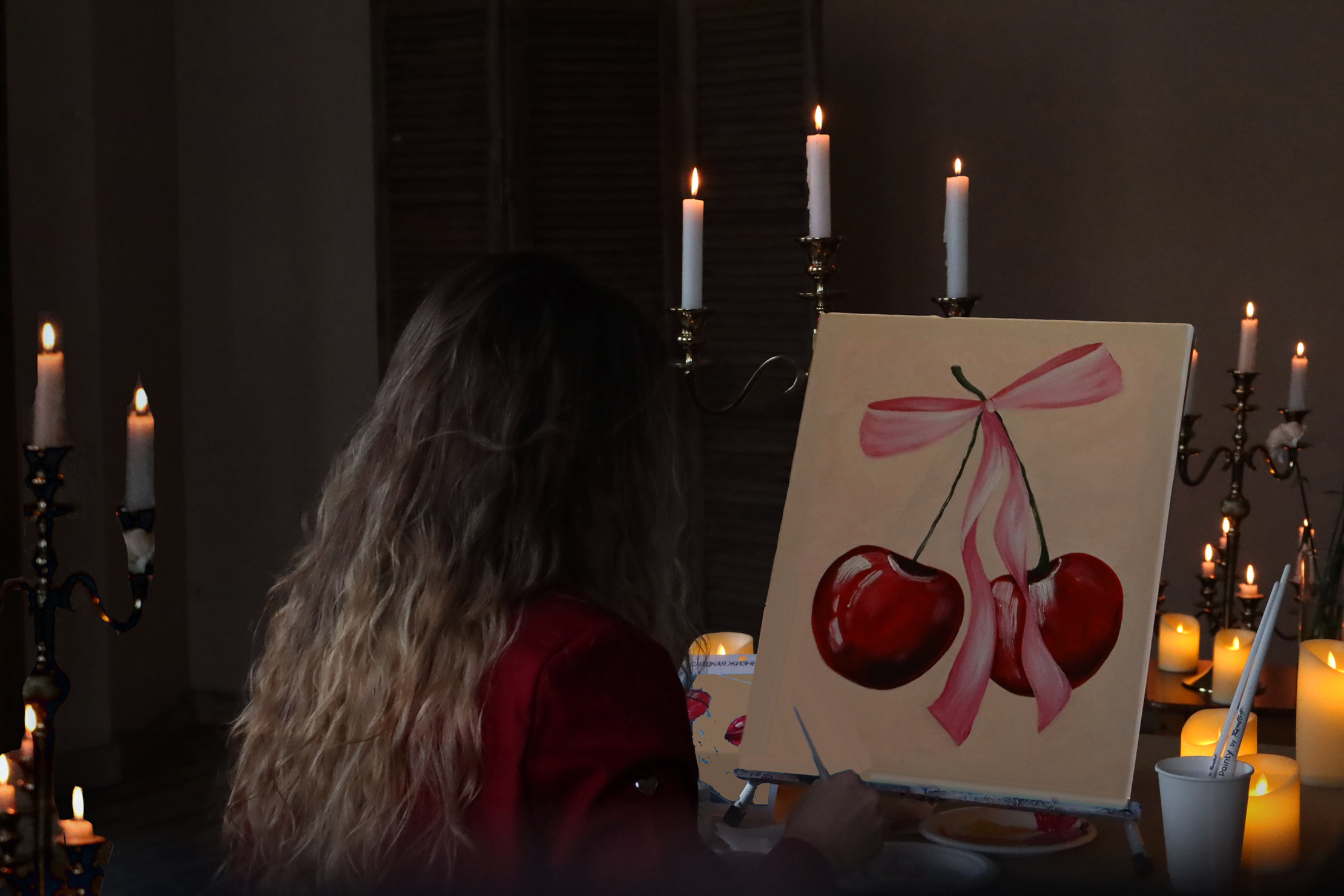 

Билеты на Арт-вечер Painty со свечами и игристым с видом на Театр им. Андрея Миронова (Kokon Space)
