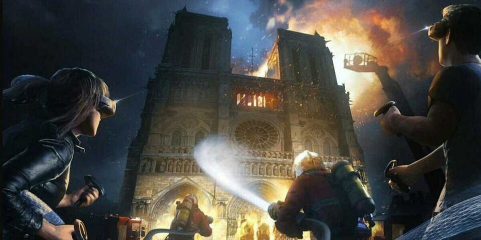 VR Notre-Dame on Fire