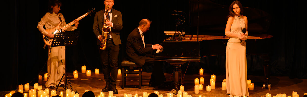 Джаз в музее Пушкина при свечах