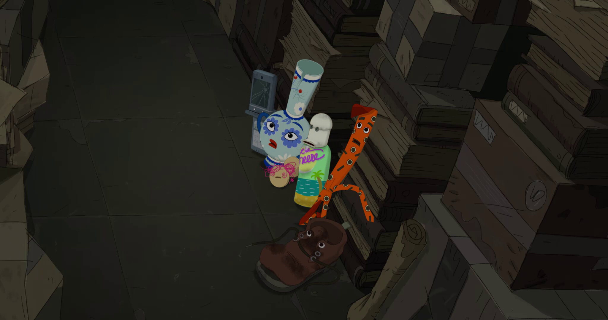 Мен терезеден әйеліме қарадым