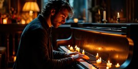 Рок-музыка на рояле и романтика свечей