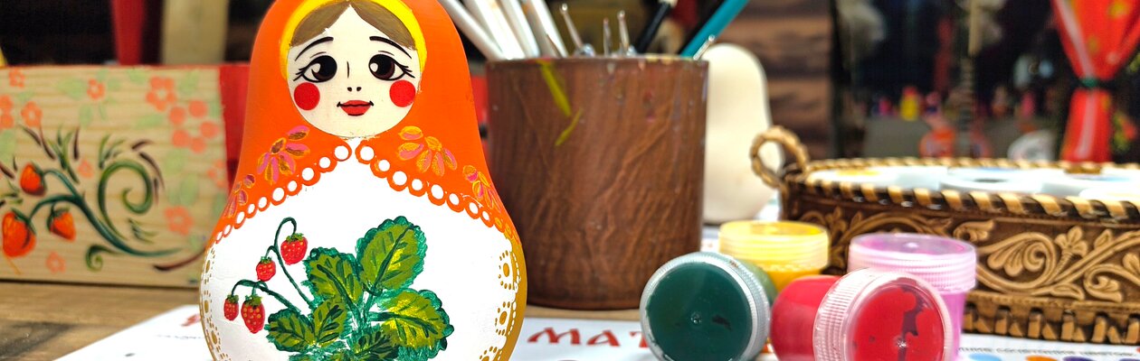 Роспись музыкальной неваляшки с чаепитием