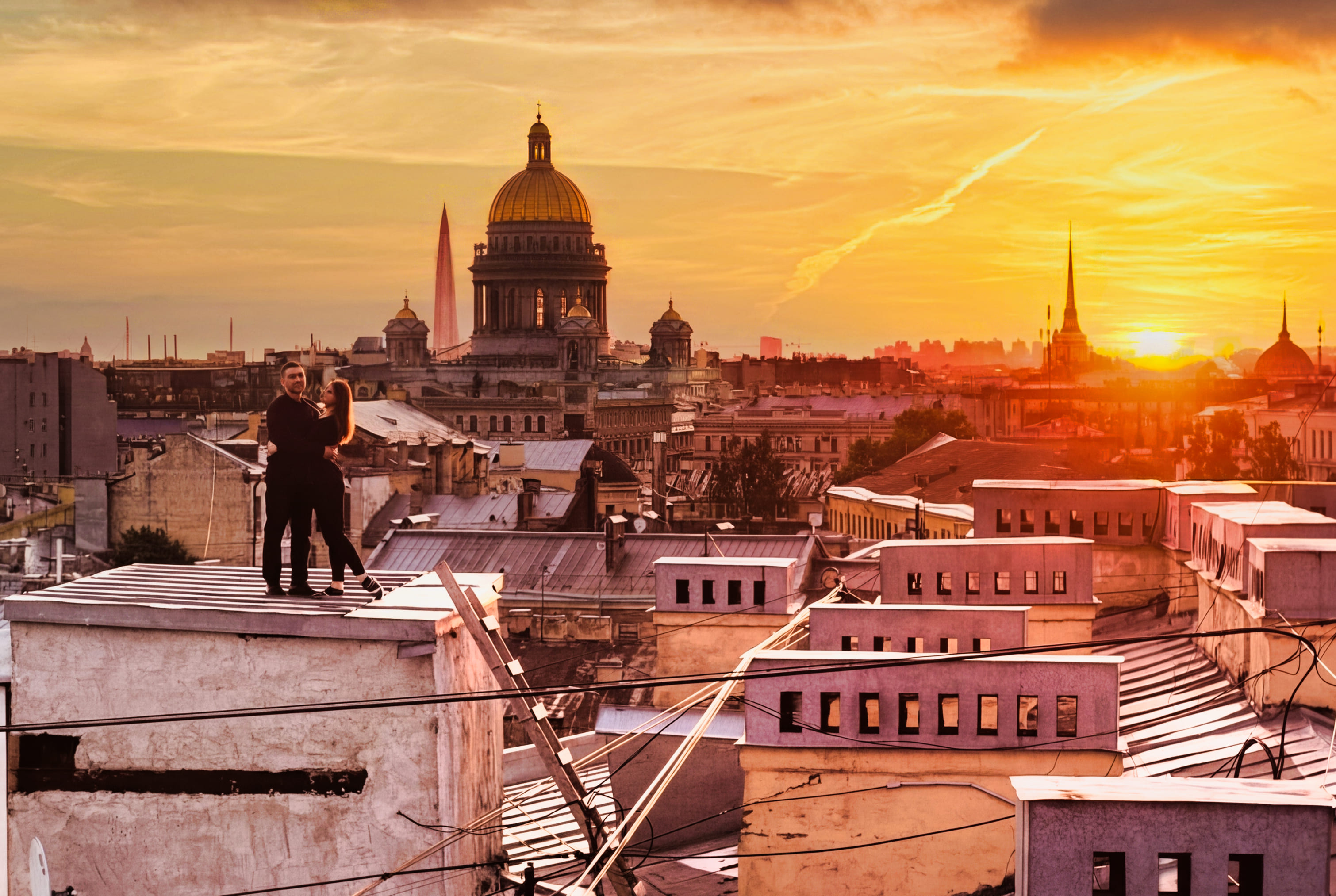 Афиша: Фотосессия на питерских улочках и романтика крыш в Санкт-Петербурге 15 апреля 2026