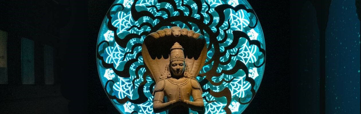 Экспозиция музея йоги Sanskar