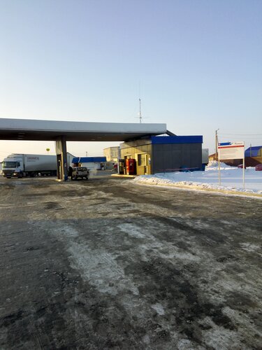 Gas station Gazpromneft, Novosibirsk Oblast, photo