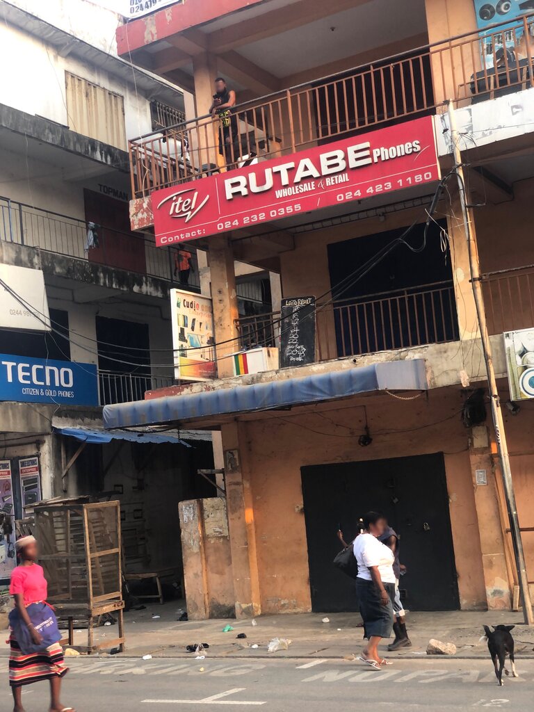 Mobile phone store Rutabe Phone, Accra, photo