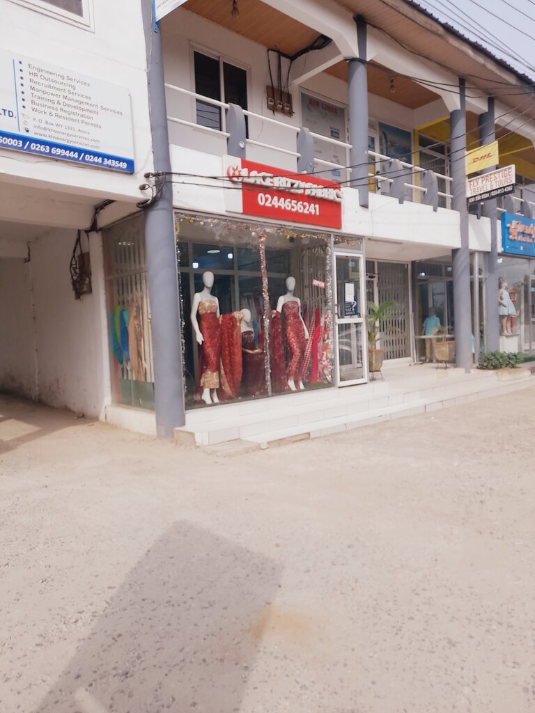 Clothing store Lace Ritzy Fabrics, Accra, photo