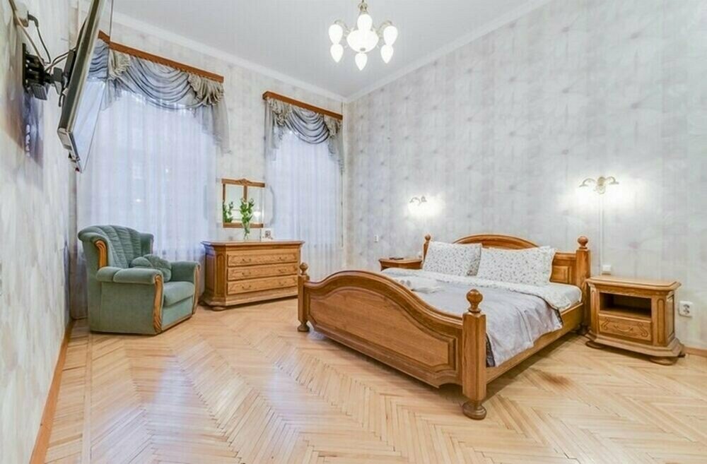 سكن للإيجار اليومي Ludwig Apartments on 4-ya liniya ، سان بطرسبرغ، صورة