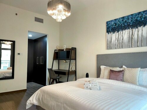 Апартаменты Elite Lux Holiday Homes - Spacious 2br With Direct Metro Access in Al Furjan Dubai в Дубае