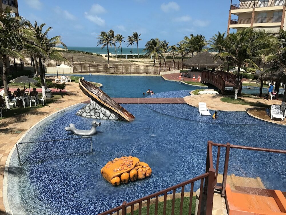 Фото Beach Living, Frente Mar, 400m Do B Park, com Toboagua E Restaurante