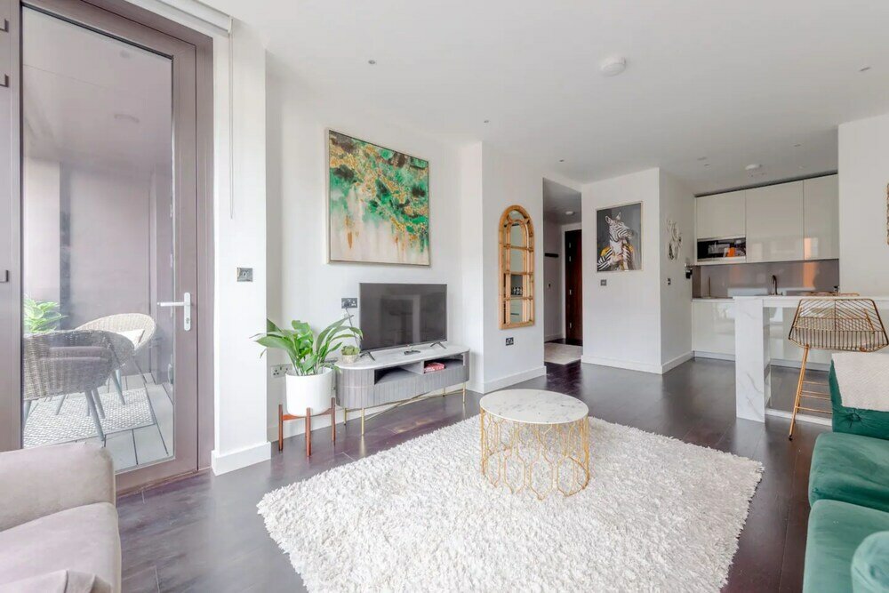 Фото Stylish 1 Bedroom Flat in Nine Elms