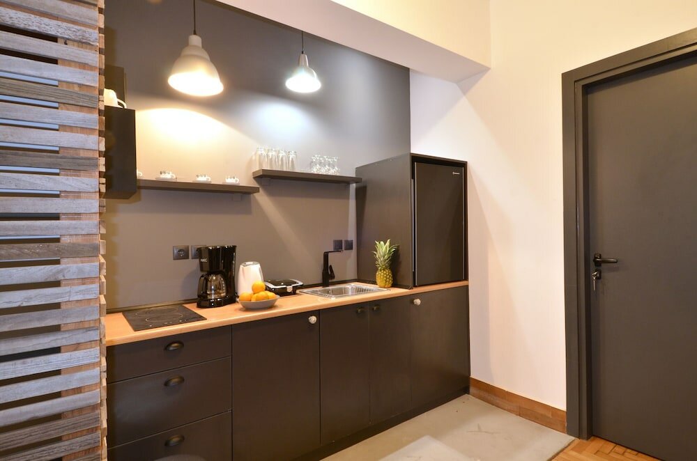 Фото A modern rustic cosy apartment