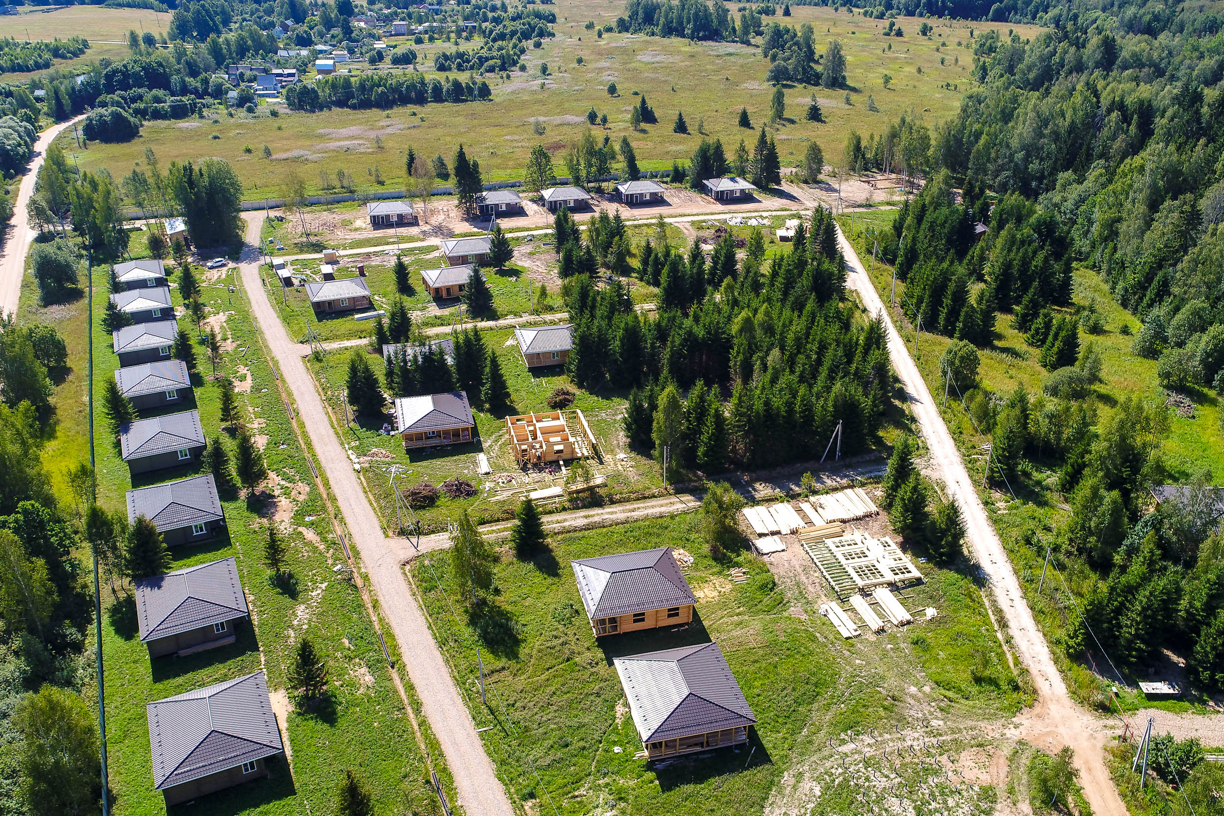 Поселок "Лесной" на Новой Риге. Купить дом в поселке "Лесной"