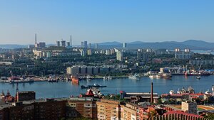 Смотровая площадка Нагорного парка (Primorye Territory, Vladivostok, Nagorny park), observation deck