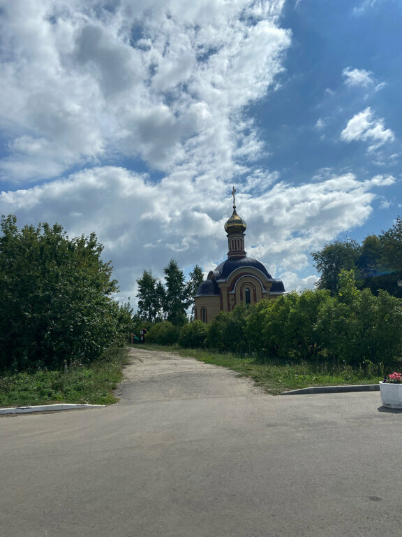 Chapel, memorial cross Часовня Петра и Февронии Муромских, Kanash, photo
