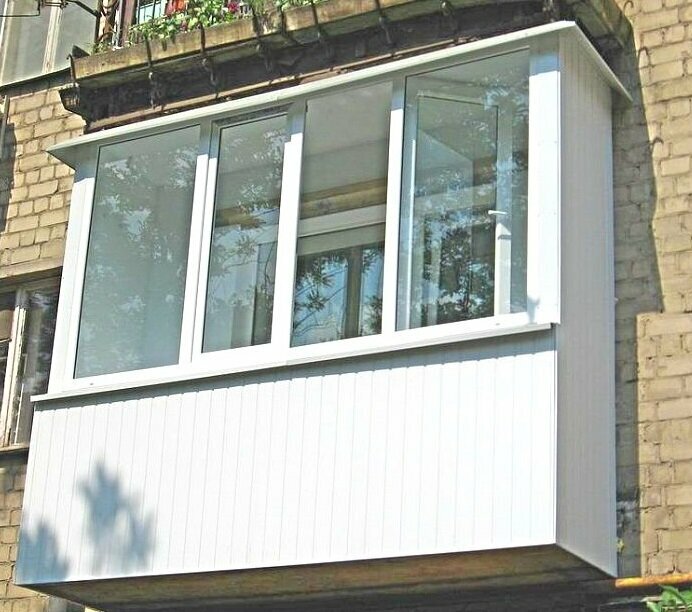 Glazing of balconies and loggias Balkon Rf, Korolev, photo