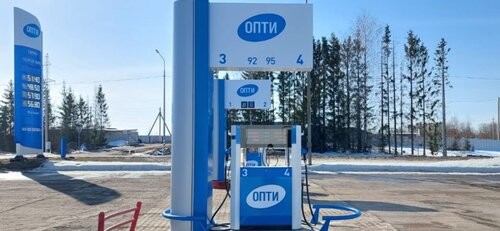 Gas station Opti, Vologda Oblast, photo