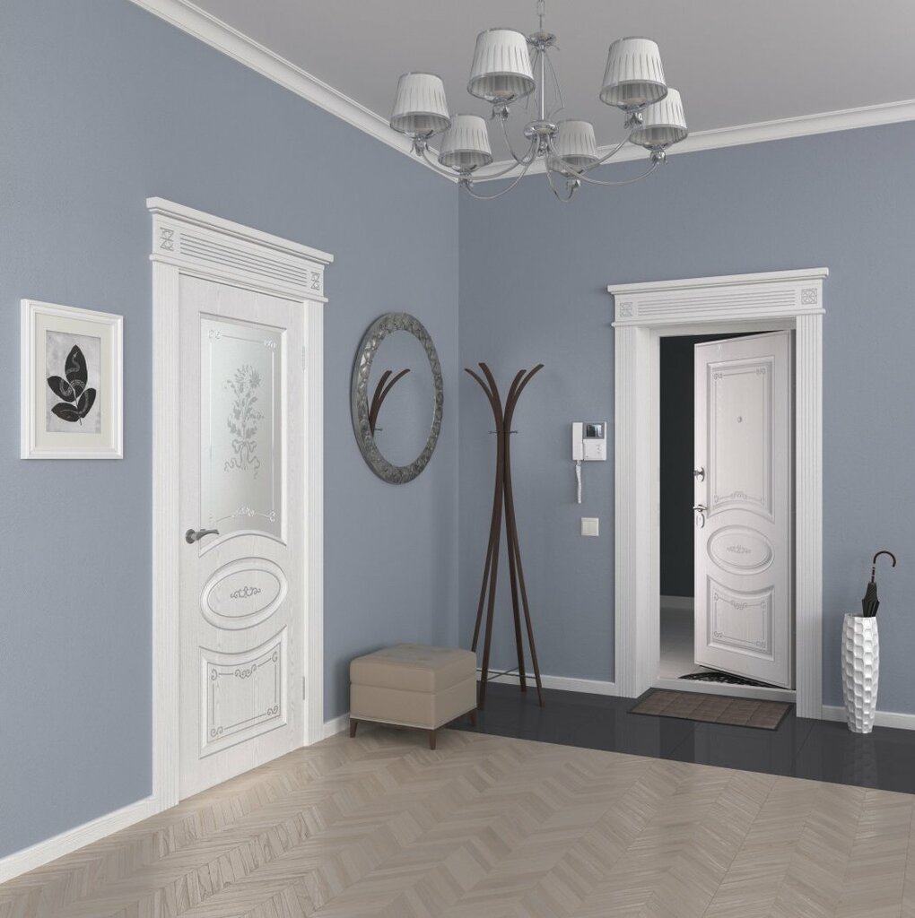 De #Skantrae #Accent is een lijn vol met strakke #paneeldeuren met een moderne l